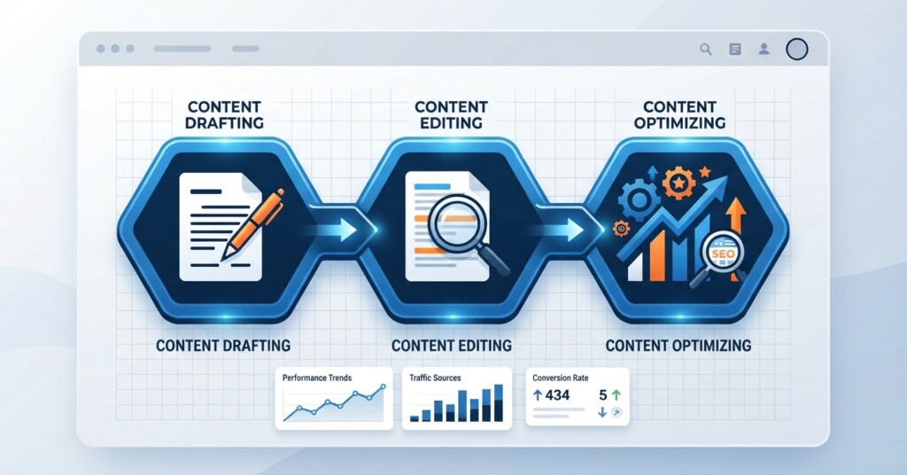 AI Content Creation Workflows: How to Draft, Edit, and Optimize Blog Posts Without Losing Quality or Rankings